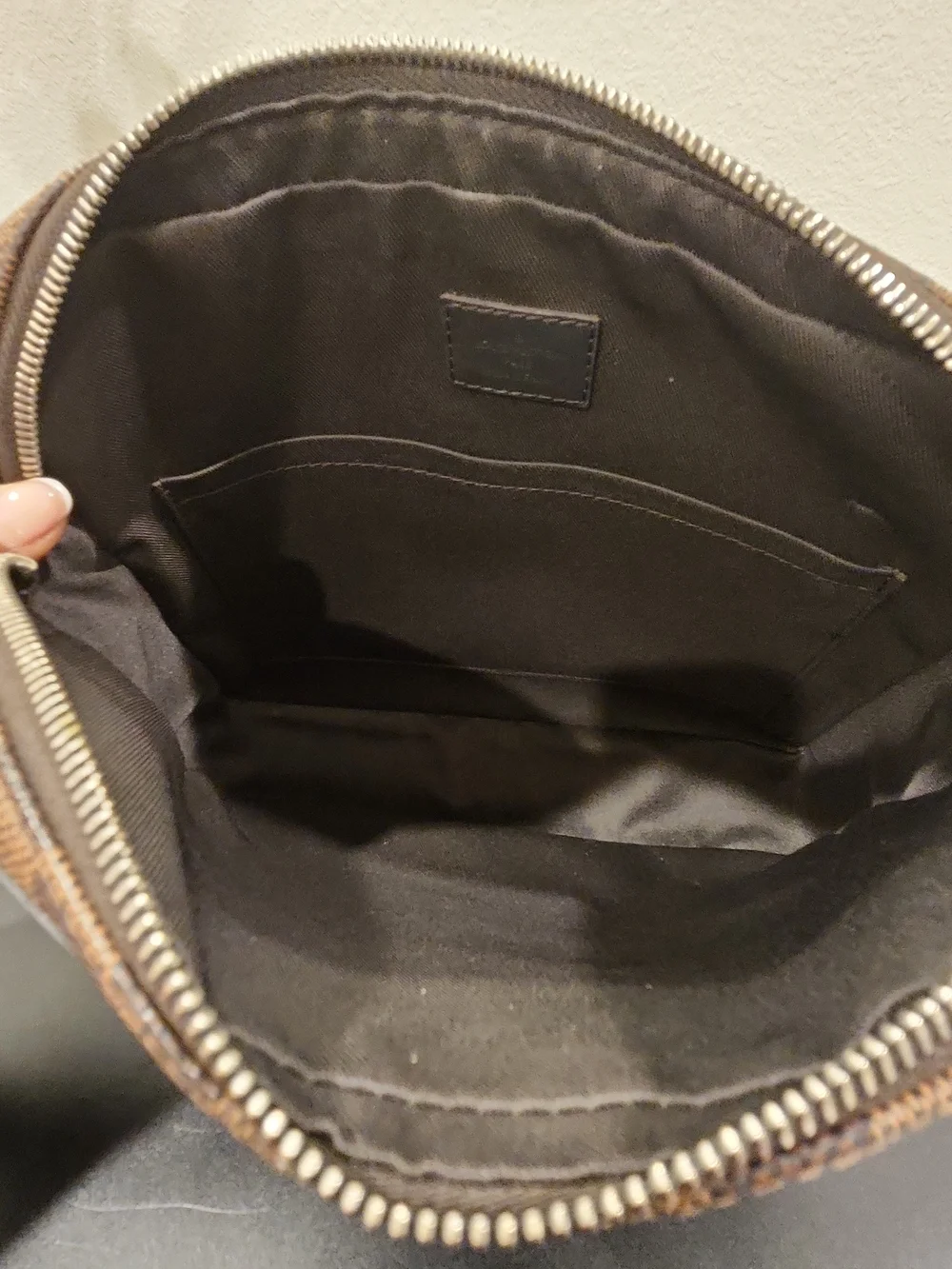 Louis Vuitton Brown Damier Ebene Crossbody Messenger Bag
